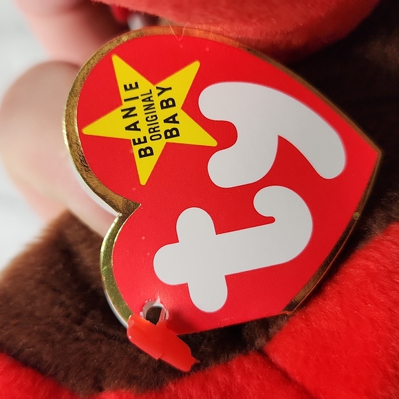 🕸Vintage Ty Beanie Baby Original Gobbles The Turkey 1996 - Picture 8 of 14